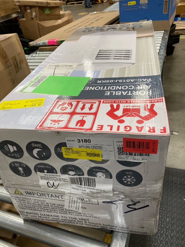 Photo 1 of ******used*  missing parts***Tolsprint Portable Air Conditioners, 8500 BTU 3 In1 Air Conditioner with Remote Control,Portable AC Cooling Range up to 360 Sq.ft, Windows Kit,Brush,White
