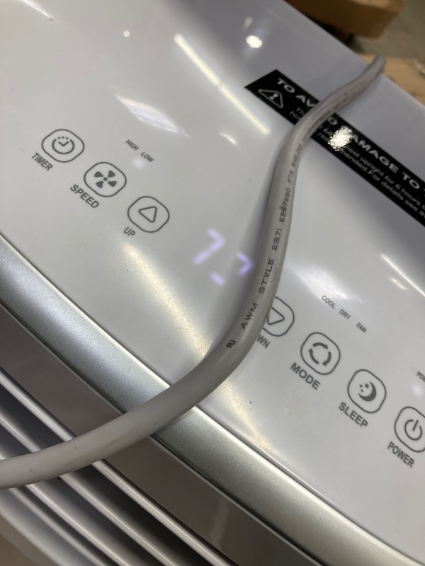 Photo 1 of ******used*  missing parts***Tolsprint Portable Air Conditioners, 8500 BTU 3 In1 Air Conditioner with Remote Control,Portable AC Cooling Range up to 360 Sq.ft, Windows Kit,Brush,White
