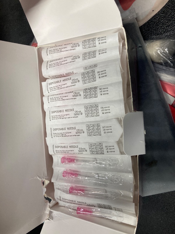 Photo 1 of 150 Pack 29 Ga 0.5 Inch Luer Lock, Lab Accessories, Industrial Dispensing Accessories, Individually Packaged