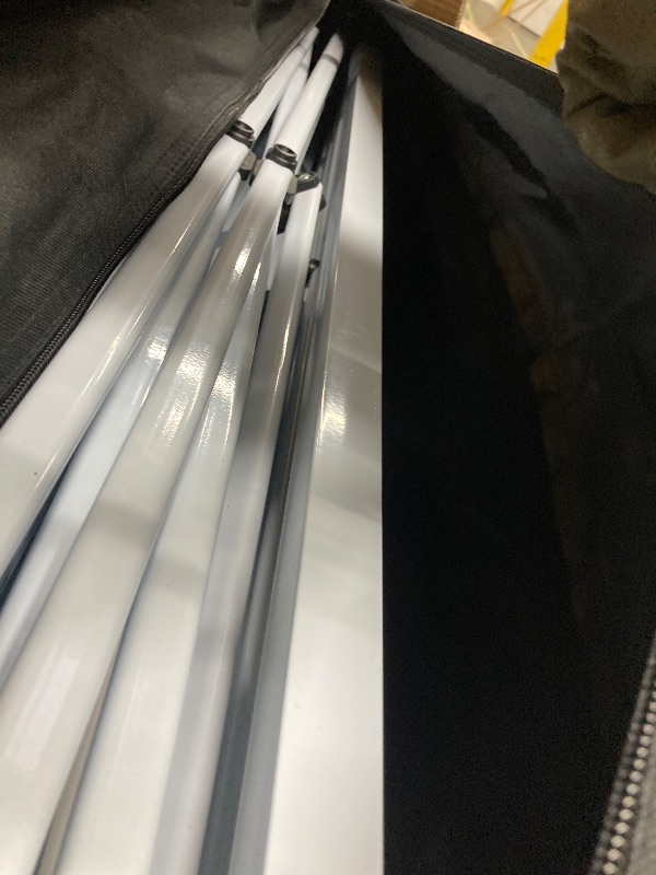 Photo 1 of   heavy duty canopy features rugged straight-leg construction
 Canopy tent with light 10x10ft