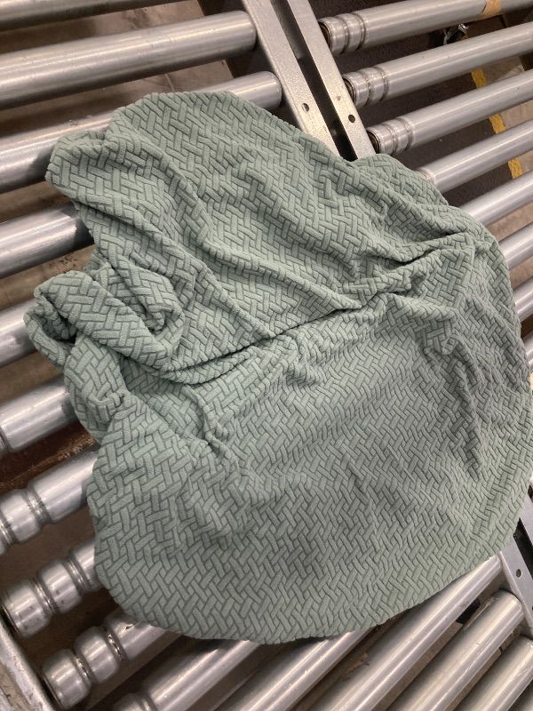 Photo 1 of **Picture is for reference only. This item contains one seat cover only; Multi use purpose**
Round Bar Stool Covers With Elastic Bands, Seat Cushions for Chairs, Stool Slipcovers - Cypress Green