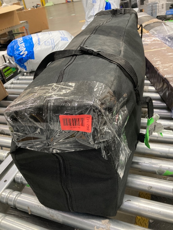 Photo 1 of ***used***VECUKTY 10 x 20ft Pop up Canopy Tent with 6 Sidewalls, Wheeled Bag, Shelter for Outdoor Shade,Black