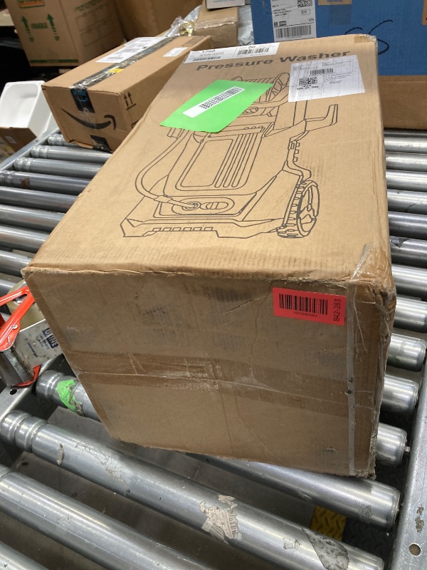 Photo 1 of **MISSING PARTS-N0 ROD**SUGIFT Electric Pressure Washer - 3800 PSI + 2.8 GPM High Pressure Washers with 4 Interchangeable Nozzles and Foam Cannon Hose Reel Power Washers Electric P