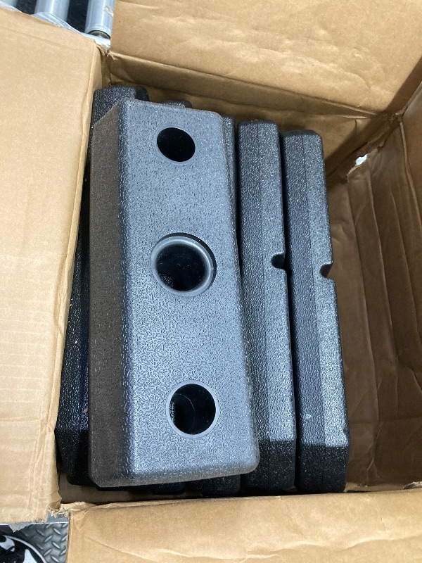Photo 1 of ****partial set*****  box 4/4 Home gym weight block box 3/4 