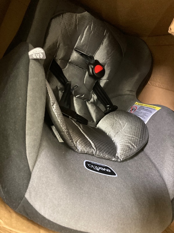 Photo 1 of **used****Evenflo Tribute LX Convertible Car Seat – Compact Convenience for On-the-Go Families, Saturn Gray