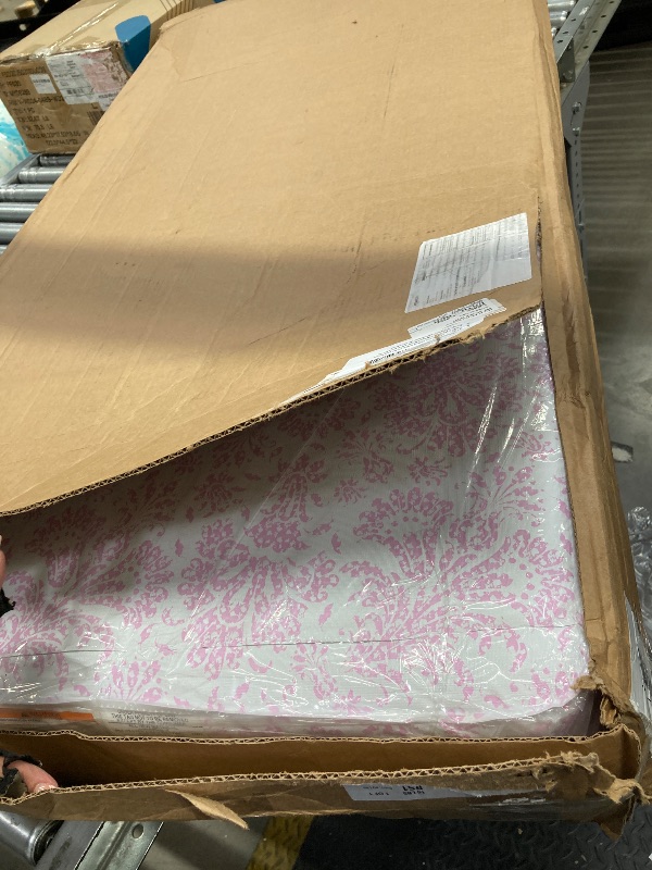 Photo 1 of *****minor damage***Dream On Me Floral Dreams Firm Fiber Baby Crib