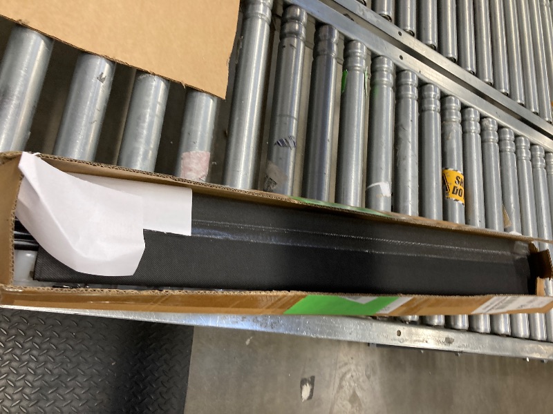 Photo 1 of **minor damage*** it has a little cut****Zimtown 10-Tier 50 Pairs Shoe Rack Non-woven Fabric Shoe Tower Shoe Shelf Stand Shoe Storage Organizer Cabinet for Entryway Closet, Black Finish