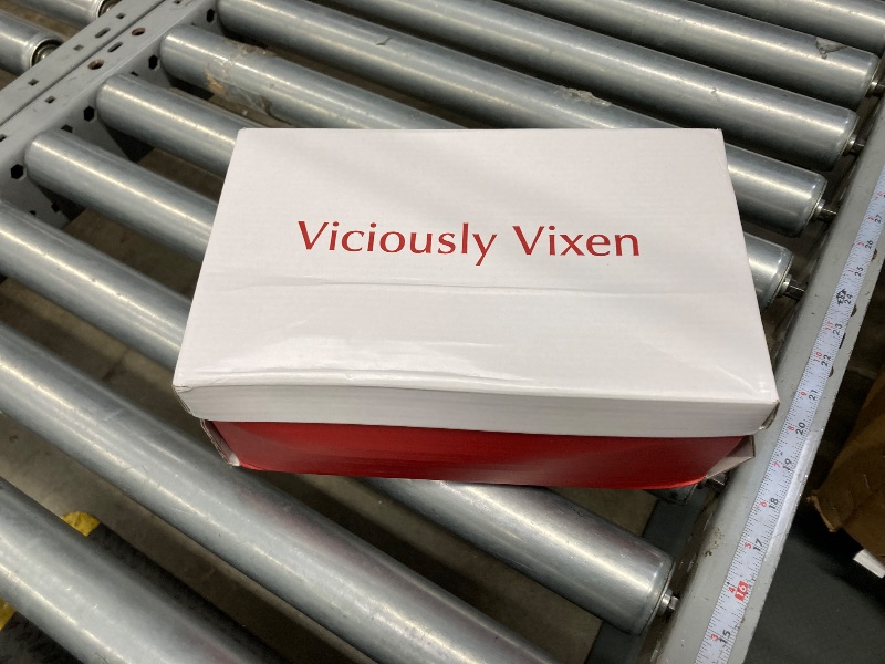 Photo 1 of **WEAR ON BOTTOMS**Viciously Vixen Women's Block High Heels Square Toe Heeled Sandals Ankle Strap Shoes, Brwon, 9