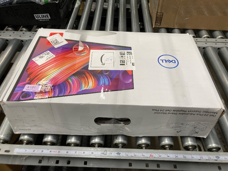 Photo 1 of ***UNTESTED*** Dell S2425HS Monitor - 23.8 Inch, FHD (1920x1080) Display, 100Hz Refresh Rate 1500:1 Contrast Ratio, TÜV Rheinland Eye Comfort 4 Star, Integrated 2x5W Speaker, Height/Tilt/Swivel/Pivot - Ash White