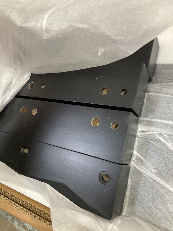 Photo 1 of ****Missing parts*******Missing parts*** Full Bed Frame with 2-Tier Storage Headboard, Metal Platform Bed Frame with 4 Storage Drawers, Built in Charging Station & LED, Black
