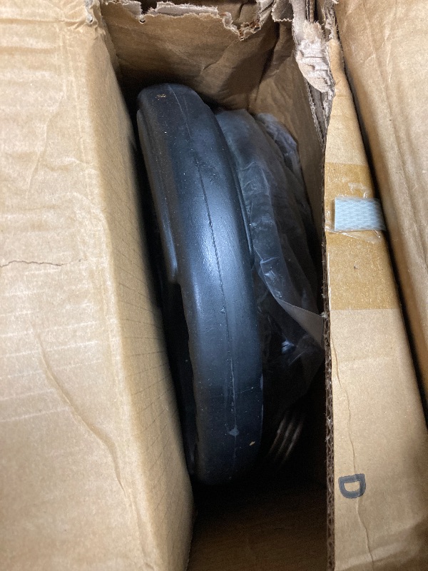 Photo 1 of **partial set**Fitvids Olympic Cast Iron 2-Inch Weight Plates Including 5FT Olympic Barbell Bar & Safely Locks, 100 Pounds Set (85 Lbs Plates + 15 Lbs Barbell Bar), Multiple Packages