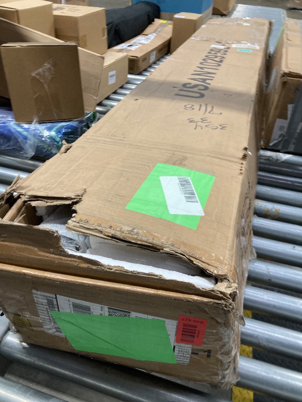 Photo 1 of ***Missing parts*****Missing parts**** Twin over Full Size Metal Bunk Bed with Removable Ladder, Full-Length Guardrail, Black