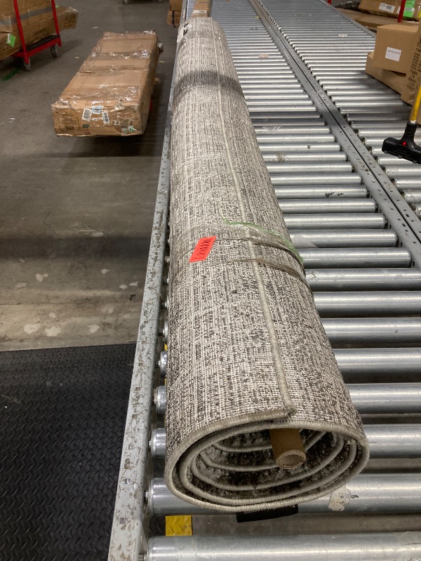 Photo 1 of **HAS SOME FRAYING ON ENDS/HAS SPOTS ON OUTSIDE/NO PACKAGING**Loloi Jeremiah Brent Bleecker Collection BLE-06 Silver/Charcoal 7'-10" x 10' Area Rug