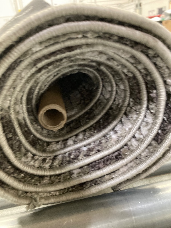 Photo 1 of **HAS SOME FRAYING ON ENDS/HAS SPOTS ON OUTSIDE/NO PACKAGING**Loloi Jeremiah Brent Bleecker Collection BLE-06 Silver/Charcoal 7'-10" x 10' Area Rug