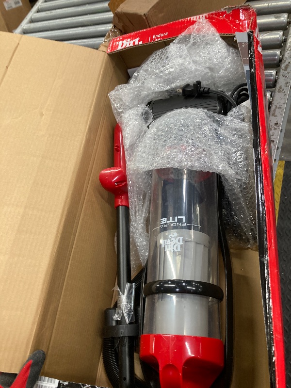 Photo 1 of **used. dog hair***Dirt Devil Endura Lite Upright Bagless Vacuum Cleaner for Carpet and Hard Floor, Powerful, Lightweight, Corded Vacuum Cleaners for Home Use