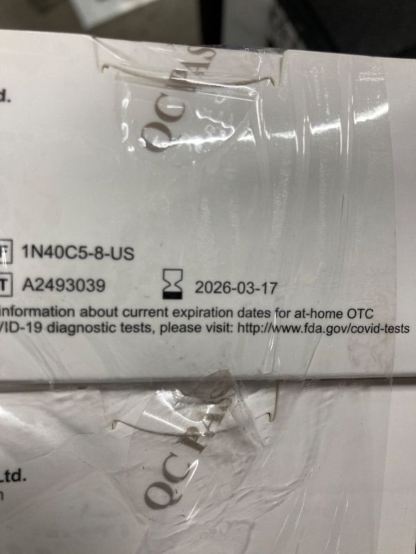 Photo 1 of  3 BOSON Rapid SARS-CoV-2 Antigen Test Card, FDA EUA Authorized OTC at-Home Self test, Results in 15 Minutes, Convenient and Comfortable to use 8 Tests