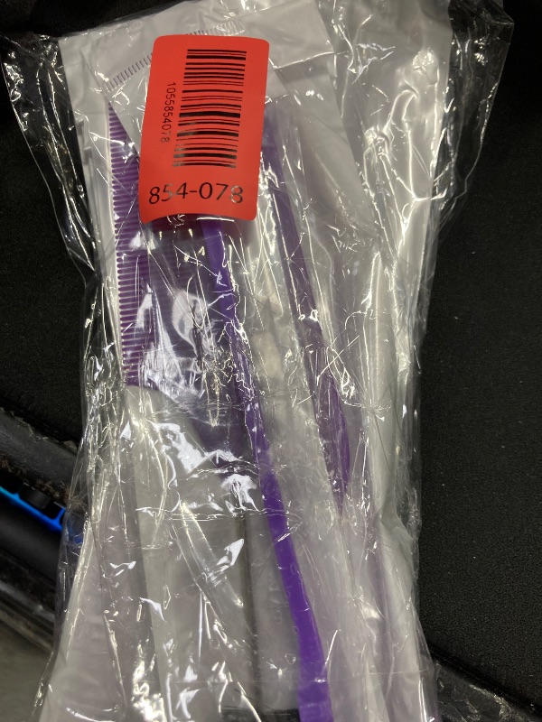 Photo 1 of  2 / 4 Pieces Hair Styling Comb Set Teasing Hair Brush Rat Tail Comb Edge Brush for Edge&Back Brushing, Combing, Slicking Hair for Women (Purple 4pcs)