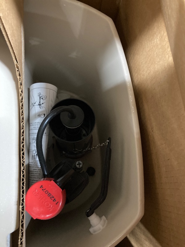 Photo 1 of   (( Seat Not Included)) 

Kohler K-3999-0 Highline Comfort Height Two-piece Elongated 1.28 Gpf Toilet with Class Five Flushing Technology And Left-hand Trip Lever, Seat Not Included, White