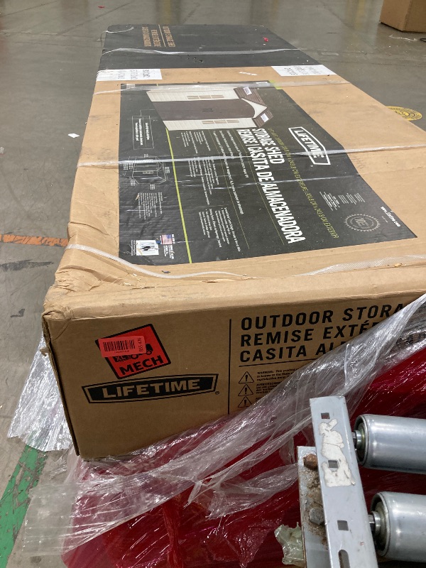 Photo 1 of
Lifetime 60005 Outdoor Storage Shed with Windows, Skylights and Shelving, 10 x 8 Feet