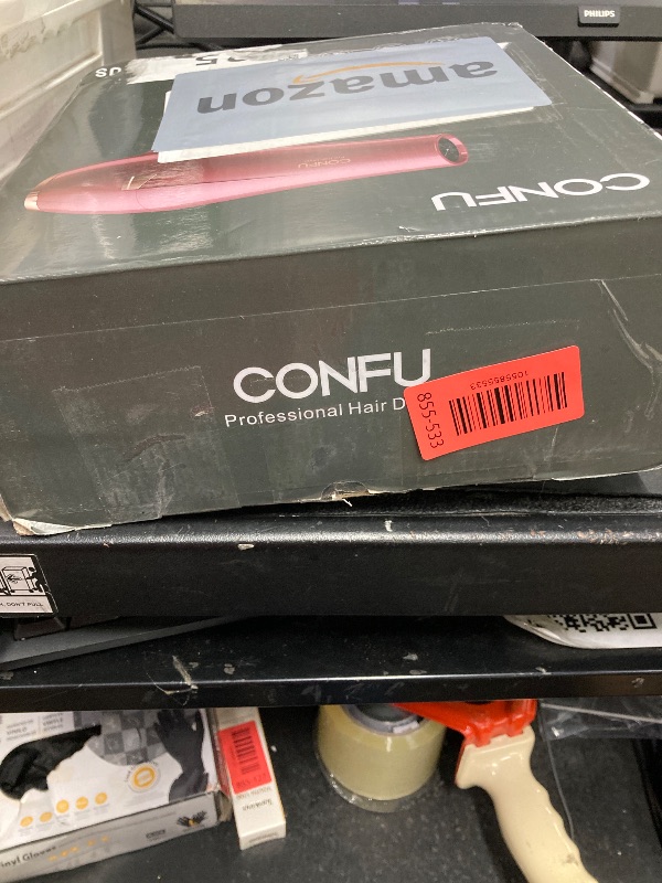 Photo 1 of ****Parts only****

CONFU Hair Dryer, Professional Ionic Salon Blow Dryer with Diffuser for Women and Men, 5X Fast Drying, Powerful and Quiet Hair Blow Dryer for Fast & Easy Styling (1875 Watts)
