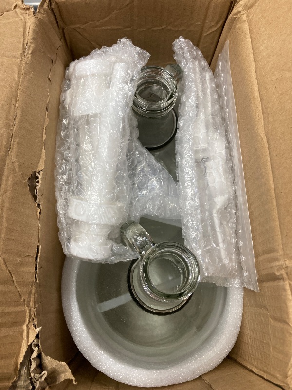 Photo 1 of Pcs Glass Liquid Laundry Detergent Dispenser with Cup Holders, Half Gallon Dispenser for Laundry Room (64 oz. Each), Laundry Detergent Bottles with Pump Dispenser -Includes Labels, Measuring Cups