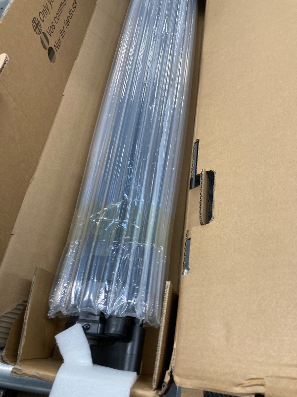 Photo 1 of 100 Inch Indoor and Outdoor Projector Screen with Stand for Movies or Presentations - HD Premium 16:9 Folding Free Tripod Screen with Carry Bag and Straps, Matte