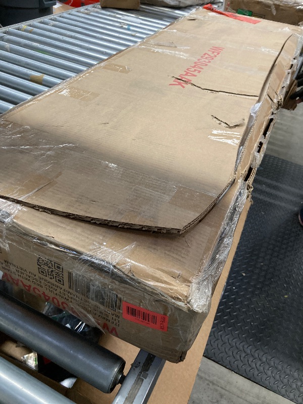 Photo 1 of ** THIS IS ONLY PART OF THE SET. THIS IS BOX 1 OF 2; THE SECOND BOX IS MISSING.**
YOPTO Twin Over Full Bunk Bed with Built-in Desk and Three Drawers,Pine Wood Convertible Twin Over Full L-Shaped Loft Bunk Bed Frame for Kids Teens Adults,White