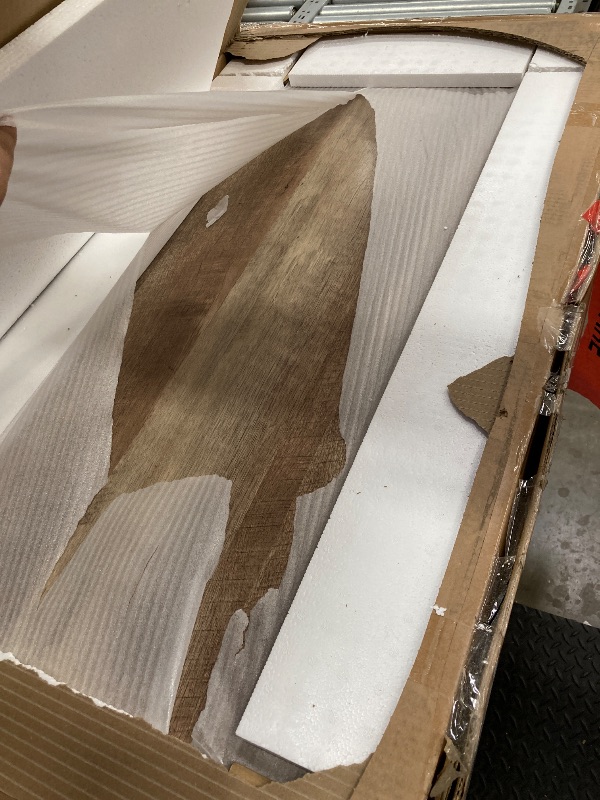 Photo 1 of ** MISSING BOXES **
OSP Home Furnishings Celina Farmhouse Counter Height Dining Set, 3-Piece, Woodgrain Natural Wood Finsh