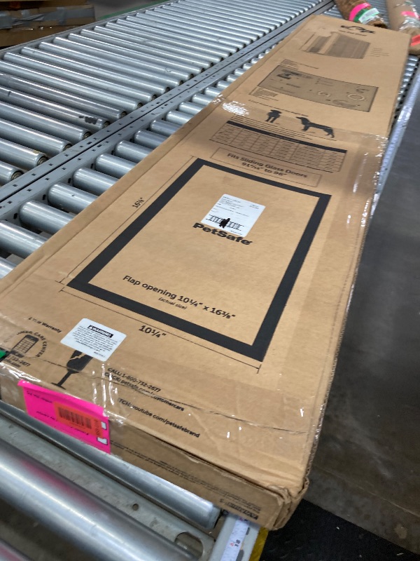 Photo 1 of ***(PART ONLY -SELLING AS IS )***
PetSafe Sliding Glass Pet Door - No-Cut DIY Install Doggy Door for Renters - Aluminum Frame - Adjustable Height 91 7/16" to 96" - Ideal for Large Dogs Up to 100 lb - White