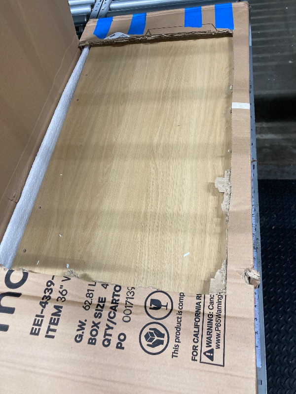 Photo 1 of ****MISSING THE TOP****Modway Render 36" Wall-Mount Bathroom Vanity in Oak White