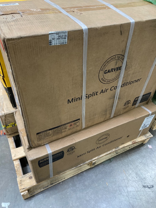Photo 1 of ****SEALED FACTORY*** GarveeHome 12000 BTU Mini Split Air Conditioner Heat Pump System, Wifi Enabled 20 SEER2 208V- 230V Ductless AC Cool Up to 750 Sq. Ft, Compatible with Alexa, Complete Installation Kit, White