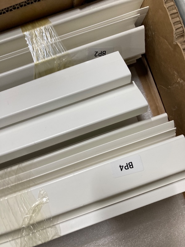 Photo 1 of ***MISSING BOX 1 OF 2 - PARTS-MISSING SELLING AS IS*** 
YITAHOME Outdoor Horizontal Storage Sheds w/o Shelf, 35 Cu Ft Lockable Resin Waterproof Shed, Ideal for Garden Tools, Easy to Assemble, Light WHITE