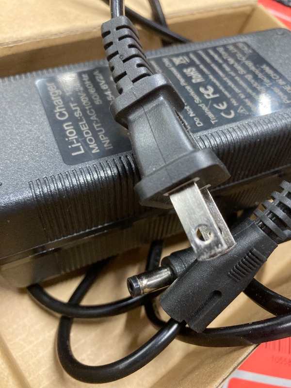 Photo 1 of  54.6V 2A Power Adapter,  Charger for 48V Lithium Battery, INPUT AC100V-240V 50/60Hz
