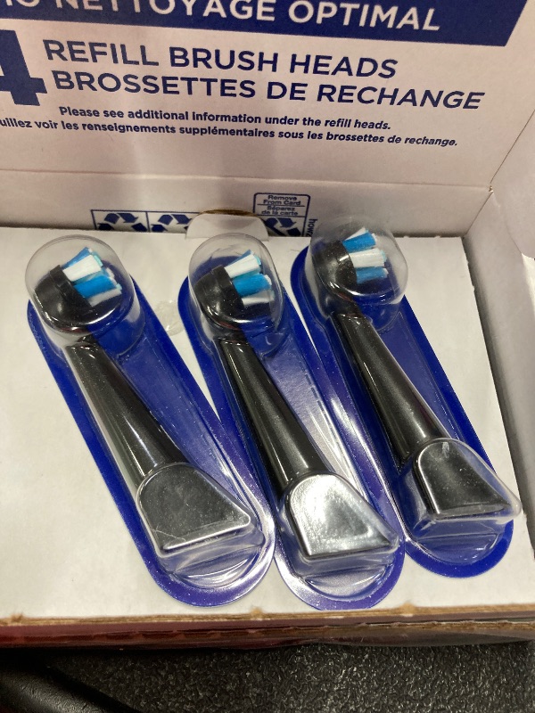 Photo 1 of ***MISSING ONE***

Oral-B iO Series Ultimate Clean Electric Toothbrush Replacement Brush Heads for an Oral-B Electric Toothbrush, 4 count, Black