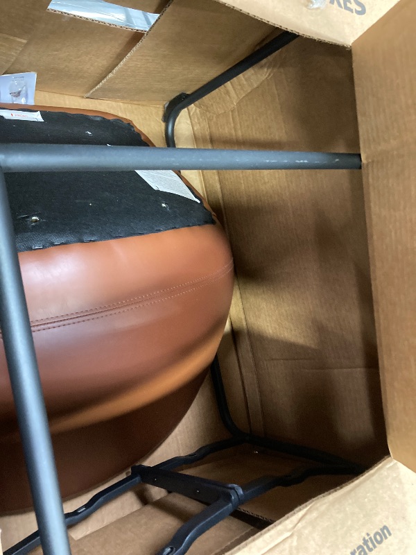 Photo 1 of
EDX Counter Height Bar With Back and Footrest, Metal Frame, 26 inch, Brown