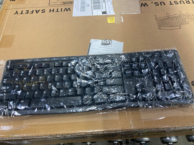 Photo 1 of **MISSING MOUSE**Logitech MK270 Wireless Keyboard and Mouse Combo for Windows, 2.4 GHz, 8 Multimedia Keys, PC, Laptop, Wireless Keyboard Compact Mouse Combo - Black