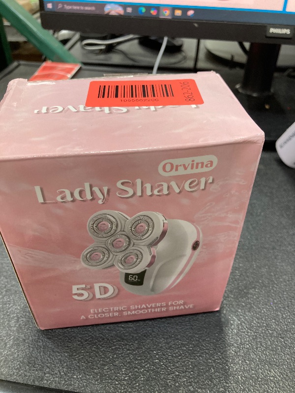 Photo 1 of ***FACTORY SEAL***
Electric Razors for Women, Rechargeable Rotary Painless Shaver for Legs Bikini Facial Hair Removal, Body Wet/Dry Razor Water Resistant Grooming Kit, Cordless Womens Trimmer for Lady Grooming (Pink)