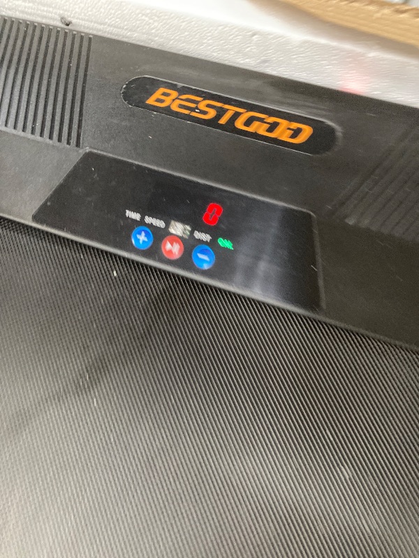 Photo 1 of ** PARTS ONLY** Walking Pad with Handle Bar, BestGod Treadmills for Home Office 330 lbs Capacity Foldable Under Desk Treadmill 5% Walking Treadmills with Incline 2.5 HP Folding Treadmill with Remote Control