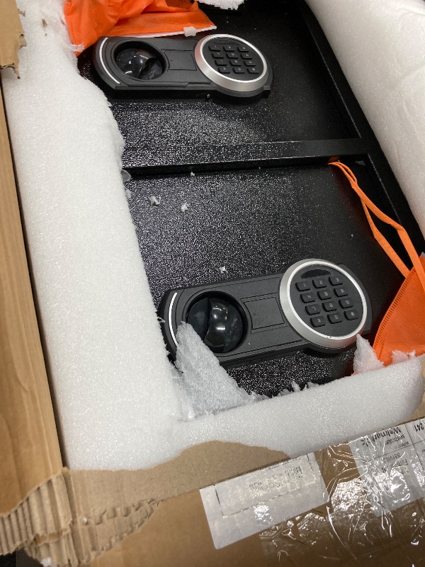 Photo 1 of  Safe Box Extra Large Heavy Duty Double Door Home Safe Fireproof and Waterproof Bag Security Safes with Removable Shelves Digital Safes with Hidden Lock Box for Money Files Medicines