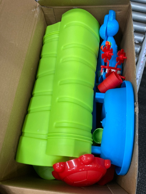 Photo 1 of ***(PARTS ONLY - SELLING AS IS -MISSING PARTS)*** 
3-Tier Kids Water Table for Toddlers Kids Ages 3-5 4-8, Summer Outdoor Water Table Beach Kids Toys, Toddler Sensory Activity Sand Box Play Set with Rain Showers Splash Pond for Boys Girls