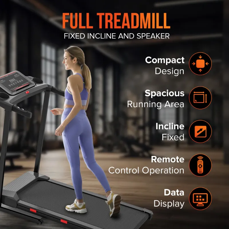 Photo 1 of ** DOES NOT WORK, PARTS ONLY** Cardio Flex Foldable Treadmill with Incline, Hand Rails, and Remote Control

