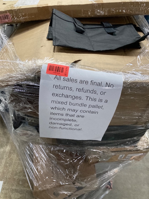 Photo 1 of ********no return no refund ********* pallet of different wooden items for example bed, mirrors, chairs, tables and much more returns are not accepted final sale