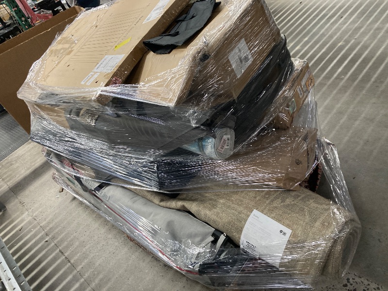 Photo 1 of ********no return no refund ********* pallet of different wooden items for example bed, mirrors, chairs, tables and much more returns are not accepted final sale
