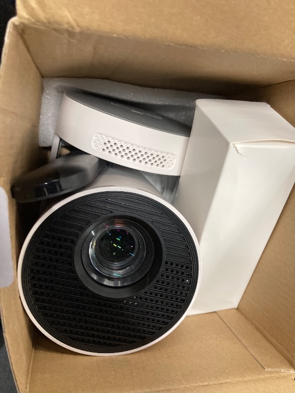 Photo 1 of ?Electric Focus?Magcubic Mini Projector 4K Support, Portable Projector with WiFi 6 and Bluetooth 5.4, Smart Proyector, 5W Soundbase Speaker, 180° Rotation for Home Theater HY300 Ultra