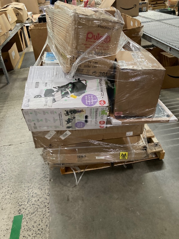 Photo 1 of ********no return no refund ********* pallet of different wooden items for example bed, mirrors, chairs, tables and much more returns are not accepted final sale