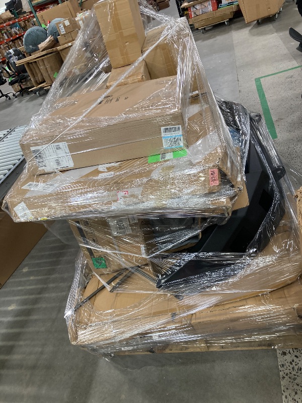 Photo 1 of ********no return no refund ********* pallet of different wooden items for example bed, mirrors, chairs, tables and much more returns are not accepted final sale