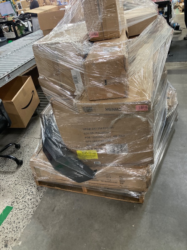 Photo 1 of ********no return no refund ********* pallet of different wooden items for example bed, mirrors, chairs, tables and much more returns are not accepted final sale