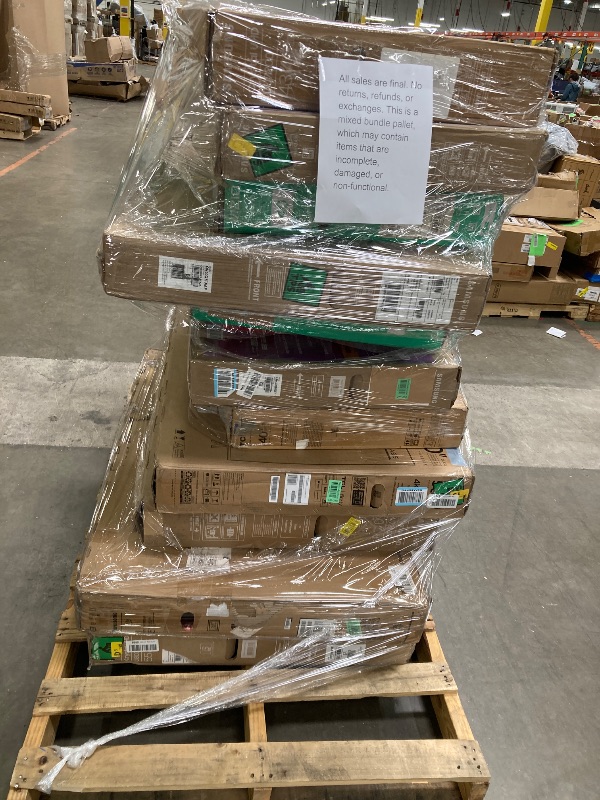 Photo 1 of ********No returns***No refund*******TV pallet doesn't work, only for parts of different brands and sizes. Some turn on, others don't. Broken screens, possibly missing cables and remote control. Returns not accepted. Final sale, approximate retail price o