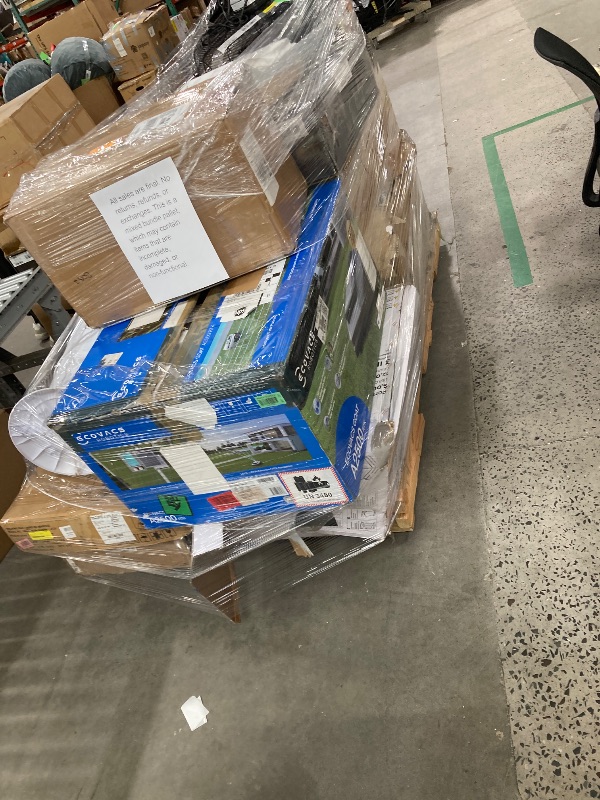 Photo 1 of ********no return no refund ********* pallet of different wooden items for example bed, mirrors, chairs, tables and much more returns are not accepted final sale