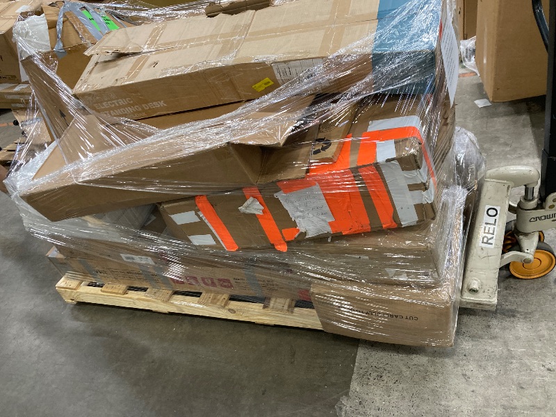 Photo 1 of ********no return no refund ********* pallet of different wooden items for example bed, mirrors, chairs, tables and much more returns are not accepted final sale